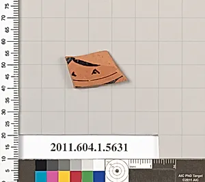 Terracotta fragment of a kylix (drinking cup) by Unknown Artist