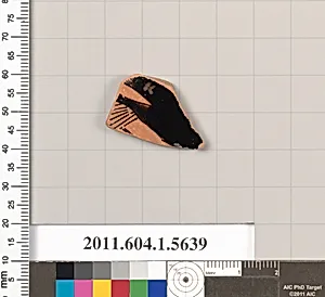Terracotta fragment of a kylix (drinking cup) by Unknown Artist