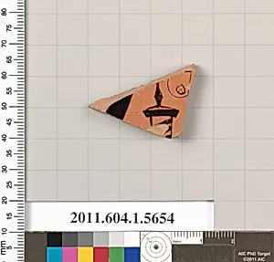 Terracotta fragment of a kylix (drinking cup) by Unknown Artist