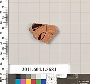 Terracotta fragment of a kylix (drinking cup) by Unknown Artist