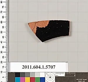 Terracotta fragment of a kylix (drinking cup) by Unknown Artist