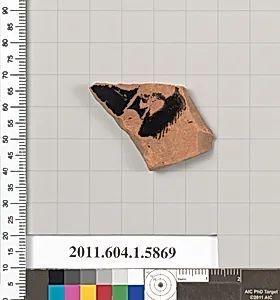 Terracotta fragment of a kylix (drinking cup) by Unknown Artist