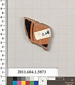 Terracotta fragment of a kylix (drinking cup) by Unknown Artist