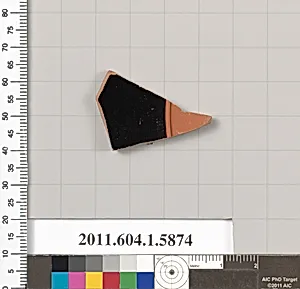 Terracotta fragment of a kylix (drinking cup) by Unknown Artist