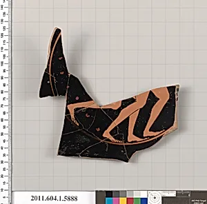 Terracotta fragment of a kylix (drinking cup) by Unknown Artist