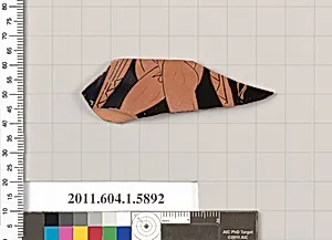 Terracotta fragment of a kylix (drinking cup)