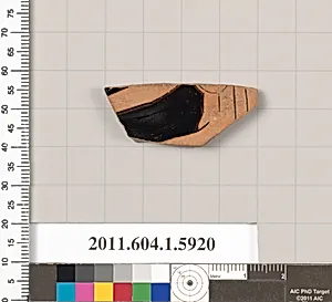 Terracotta fragment of a kylix (drinking cup) by Unknown Artist
