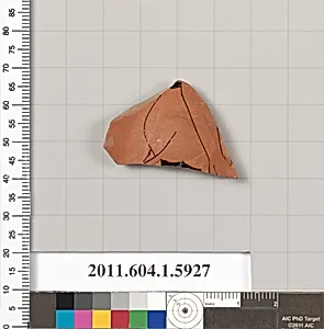 Terracotta fragment of a kylix (drinking cup) by Unknown Artist
