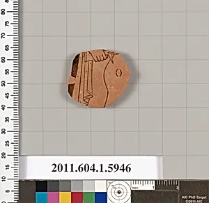 Terracotta fragment of a kylix (drinking cup)