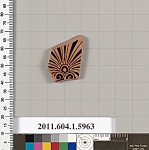 Terracotta fragment of a kylix (drinking cup) by Unknown Artist