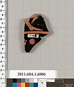 Terracotta fragment of a kylix (drinking cup) by Unknown Artist