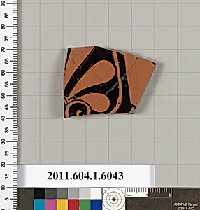 Terracotta fragment of a kylix (drinking cup) by Unknown Artist