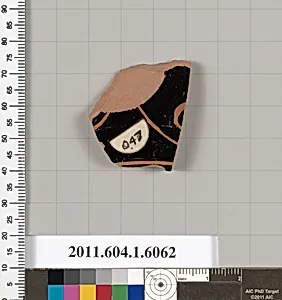 Terracotta fragment of a kylix (drinking cup) by Unknown Artist