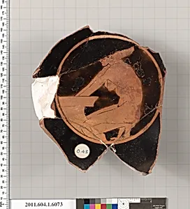 Terracotta fragment of a kylix (drinking cup) by Unknown Artist