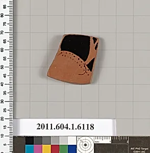 Terracotta fragment of a kylix (drinking cup) by Unknown Artist