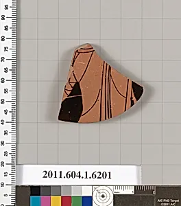 Terracotta fragment of a kylix (drinking cup)