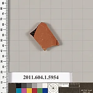 Terracotta fragment of a kylix (drinking cup)