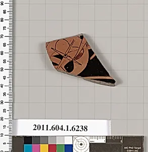 Terracotta fragment of a kylix (drinking cup) by Unknown Artist