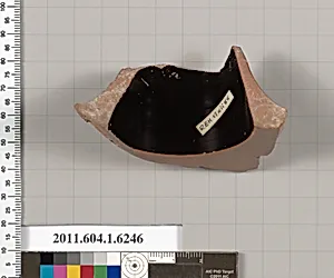 Terracotta fragment of a kylix (drinking cup) by Unknown Artist