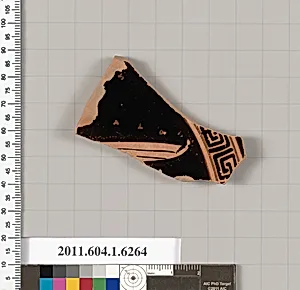 Terracotta fragment of a kylix (drinking cup) by Unknown Artist