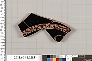 Terracotta fragment of a kylix (drinking cup)