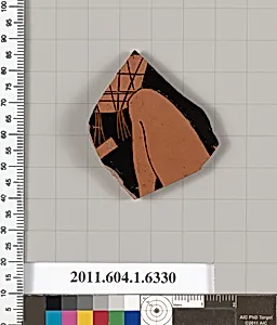 Terracotta fragment of a kylix (drinking cup) by Unknown Artist