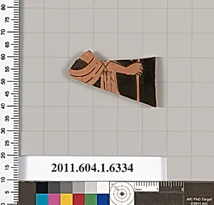 Terracotta fragment of a kylix (drinking cup) by Unknown Artist