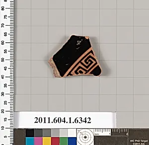 Terracotta fragment of a kylix (drinking cup)