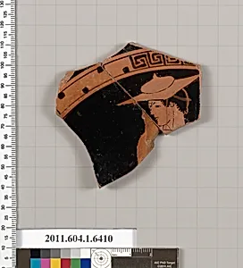 Terracotta fragment of a kylix (drinking cup) by Unknown Artist