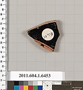 Terracotta fragment of a kylix (drinking cup)