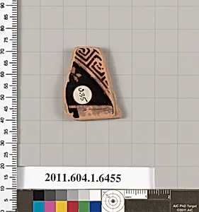 Terracotta fragment of a kylix (drinking cup) by Unknown Artist