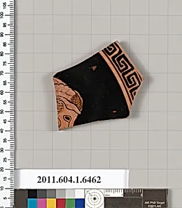 Terracotta fragment of a kylix (drinking cup)
