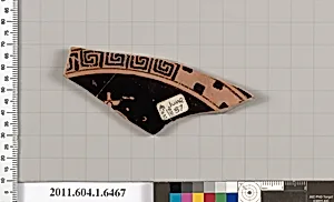 Terracotta fragment of a kylix (drinking cup) by Unknown Artist