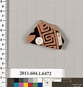 Terracotta fragment of a kylix (drinking cup) by Unknown Artist