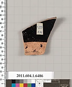Terracotta fragment of a kylix (drinking cup) by Unknown Artist