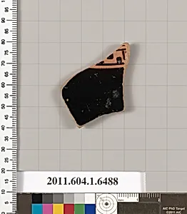 Terracotta fragment of a kylix (drinking cup)