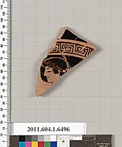 Terracotta fragment of a kylix (drinking cup) by Unknown Artist