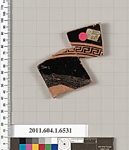 Terracotta fragment of a kylix (drinking cup) by Unknown Artist