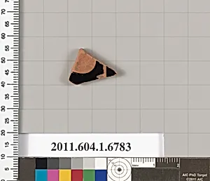 Terracotta fragment of a kylix (drinking cup) by Unknown Artist