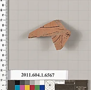 Terracotta fragment of a kylix (drinking cup) by Unknown Artist