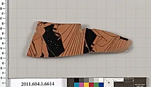 Terracotta fragment of a kylix (drinking cup) by Unknown Artist