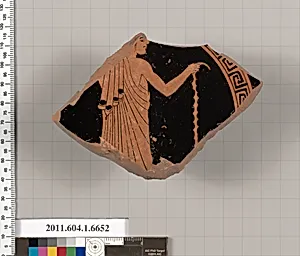 Terracotta fragment of a kylix (drinking cup) by Unknown Artist