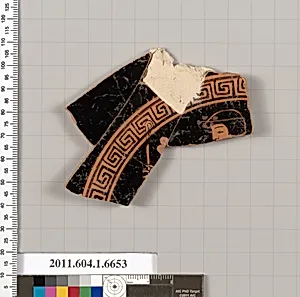 Terracotta fragment of a kylix (drinking cup) by Unknown Artist