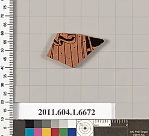 Terracotta fragment of a kylix (drinking cup) by Unknown Artist