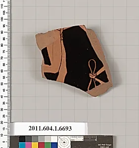 Terracotta fragment of a kylix (drinking cup) by Unknown Artist
