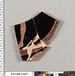 Terracotta fragment of a kylix (drinking cup) by Unknown Artist