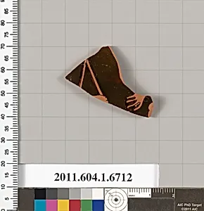 Terracotta fragment of a kylix (drinking cup) by Unknown Artist