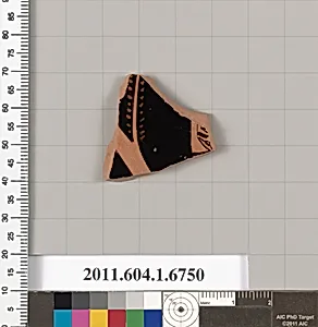 Terracotta fragment of a kylix (drinking cup) by Unknown Artist