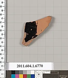 Terracotta fragment of a kylix (drinking cup) by Unknown Artist