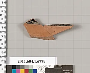 Terracotta fragment of a kylix (drinking cup) by Unknown Artist